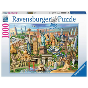 Ravensburger Svetovne znamenitosti Puzzle 1000 kosov