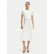 MICHAEL Michael Kors Vsakodnevna obleka MS683DUKS1 Bela Regular Fit