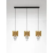 MAGNOLIA LUSTER KRISTAL ZLATNI LED E14 3x5W 100-240V IP20 NL9824083