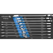 Hogert HT7G145 set viljuškastih kljuceva, 6-32mm, 15 komada ( HT7G145 )