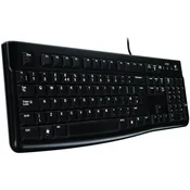 LOGITECH K120 Corded Keyboard - BLACK - USB - HRV-SLV-SRB