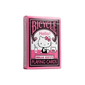 BICYCLE Hello Kitty Black And Pink - Playing Cards