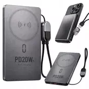 5000mah prijenosna baterija s Lightning i usb bežicni powerbank 20w