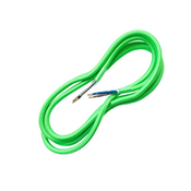 Kabel prevlečen s tekstilom 1,8m 2×0,75mm zelen