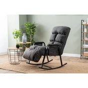 Atelier del Sofa Stolica za ljuljanje, Antracit