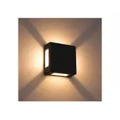 Brilagi - LED spoljna zidna svetiljka QUADRAY LED/6W/230V crna IP54