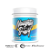 Naughty Boy Energy Pre-Workout, Blue Raz Bon Bons, 390g