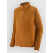 Patagonia Cap Mw Zip Neck Base Layer Top cinnamon brown