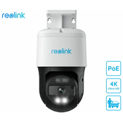 Reolink RLC-830A IP kamera, 4K UHD, PoE, nočno snemanje, IP65, bela
