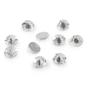 Prišiti kamni O10 mm - kristal (12 kosov)