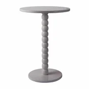 shumee Dekorativna bela klubska mizica 35xv50 cm