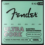 Fender UltraCore 1250L Gauges 9-42 3-Pack Žice za elektricnu gitaru (Kao novo)