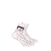 Gatta G44.01N Cottoline girls socks patterned 33-38 white 232