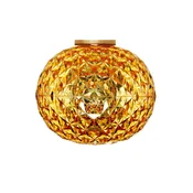 Kartell LED stropna svetilka Planet, jantar, O 31 cm - Dnevna soba/jedilnica - Dizajn - Plastika