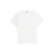 Tommy Hilfiger Majica WW0WW48704 Bela Regular Fit