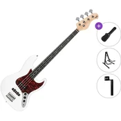 PSD Guitars JZB-100 Basic SET White Električna bas kitara