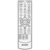 General SHARP RRMCGA363AWSA - compatible General-branded remote control