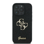 Guess zaščitni ovitek Glitter Logo Black, Iphone 16 Pro Max