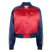Bomber adidas Satin SST Bomber Jacket Team Victory Red/ Night Indigo/ Warm Vanilla L