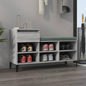 Ormaric za cipele boja hrasta 102x36x60 cm konstruirano drvo