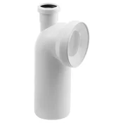 Priključno koleno za stranišče 90, 1 dodatni priključek, 110 mm - 90 - Bruckner - 24 - Plastika - 14