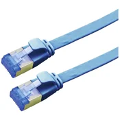 VALUE Value 21992154 RJ45 omrežni kabel\, Patch kabel CAT 6a F/UTP 1.50 m modra 1 kos, (20630624)