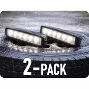 TruckLED LED delovna luč 18W, 1680lm, 6xLED, 12V/24V, IP67/2-PACK! [L0097S-B]