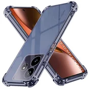 TPU gel ovitek Techsuit Shockproof za Realme GT 7 - smoke black