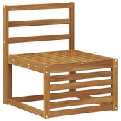 vidaXL Zunanja garnitura za sedenje 7 kos Naravna 59 x 59 x 37 cm
