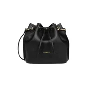 LANCASTER Paris Vrečasta torba Lancaster Bourse Alba Double M Noir/Nude črna