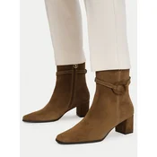 Škornji U.S. Polo Assn. EO-NADIA003W/GL1 Rjava
