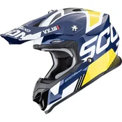 SCORPION Vx-16 Evo Air Analog White / Blue / Yellow