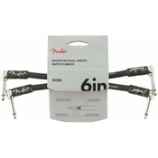 Fender Professional Series Instrument Kabel 2-Pack A/A 15 cm Black