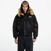 Bomber Alpha Industries 45P Hooded Custom Black/ Reflective XXXL