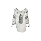 Rody’s forever Bluza za k noši Damenbluse IL26 weiß/grau , marimea L bela