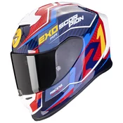 Scorpion Kaciga za motor EXO-R1 EVO AIR COUP, Plavo-crveno-žuta