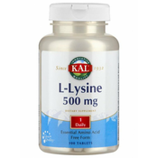 KAL prehransko dopolnilo L-Lysine (500mg), 100 tablet