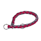 Nobby polzatezna ovratnica Corda - rdeče siva - različne velikosti 35 - 41 cm