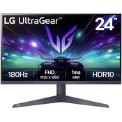 LG gaming monitor UltraGear 24GS50F-B 24/VA/1920x1080/180Hz/1ms MBR/HDMIx2,DP/Freesync/VESA/crna 24GS50F-B.AEUQ