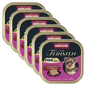Animonda Vom Feinsten Junior Mini - piščanec, jelen in brusnice 6 x 100 g