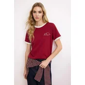 Trendyol Milla Ženska majica TWOSS24TS00037, Bordo