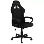 BX Gaming GAMING STOL kovina, umetna masa, tekstil črna