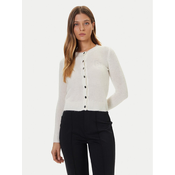 Gaudi Pletena jopica 521BD53011 Écru Regular Fit