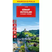 MARCO POLO Reisekarte Deutschland 1:800.000