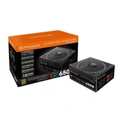 Thermaltake PSU Grand RGB 650w Fully modular, 14cm RGB Fan, 80+ Gold, A-PFC