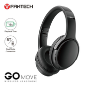 Naglavne slušalke brezvrvične WH03 GO Move, Bluetooth, Fantech, črna