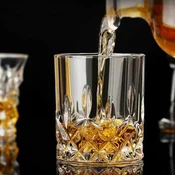shumee LUXITO Javell kristalni kozarci za viski 300 ml komplet 6 kosov