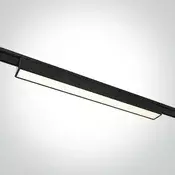 CRNA LINEARNA LED SVJETILJKA ZA FLAT MAGNETNE ŠINE 10W CCT 48V IP20 DM43100FB/B/V