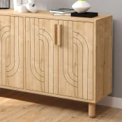 Hanah Home Konzola Rodney, 120x73,6x29,6 cm, Hrast