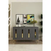 Hanah Home Komoda, 120x75x32cm, Antracit
